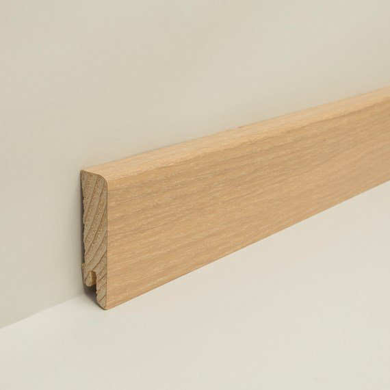 JOKA Plint 16x60mm gefineerd (FU) profiel #631 FO8810 FU EI13-Eiken cremeWit 631 250cm