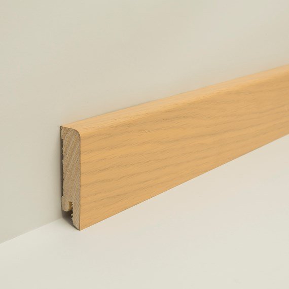 JOKA Plint 16x60mm gefineerd (FU) profiel #631 FO8810 FU EI24-Eiken samtWit 631 250cm