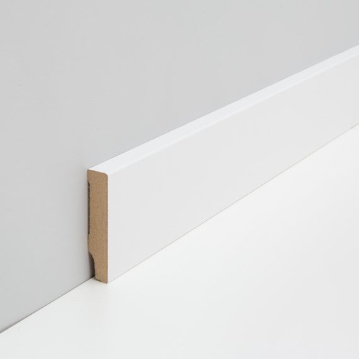 [PAR19014W1_231N] JOKA Plint MDF folie M#231 CUBE 12x 58mm Wit WS16 2,40mtr