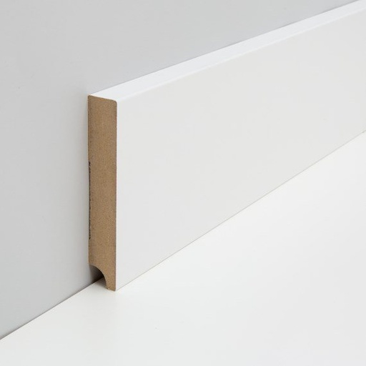 [PAR19014W1_640N] JOKA Plint MDF folie M#640 CUBE 16x 96mm Wit WS16 2,40mtr