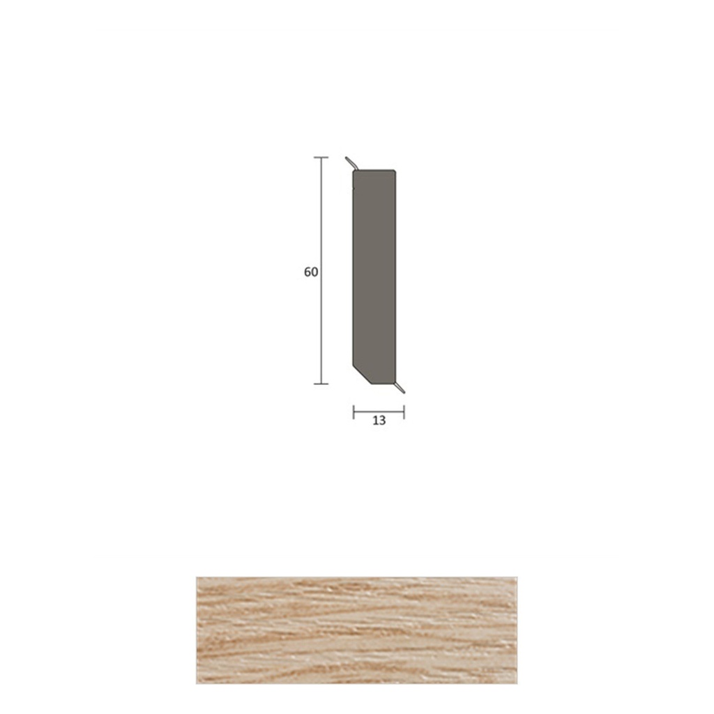 JOKA Q 12 H Hardschuimplint 60mm hout 8930 Eik arizona 2,5mtr