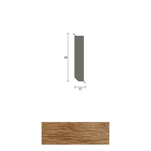 [ZUBBOQ12H_8932] JOKA Q 12 H Hardschuimplint 60mm hout 8932 Rustiek 2,5mtr