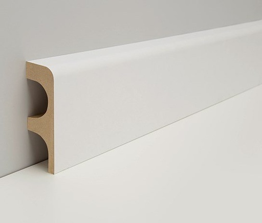 [PAR19014WR_992R] JOKA Renovatieplint MDF Folie met buis-uitsparing 992R (o.a. overzetplint) 28x85x2400mm RAL9010