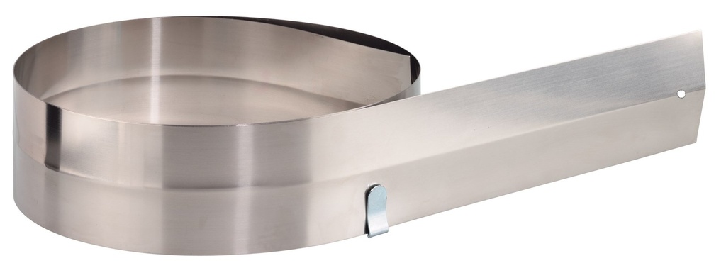 JOKA Rij gebombeerd RVS met antisliprug 205 x 8 cm 2021004
