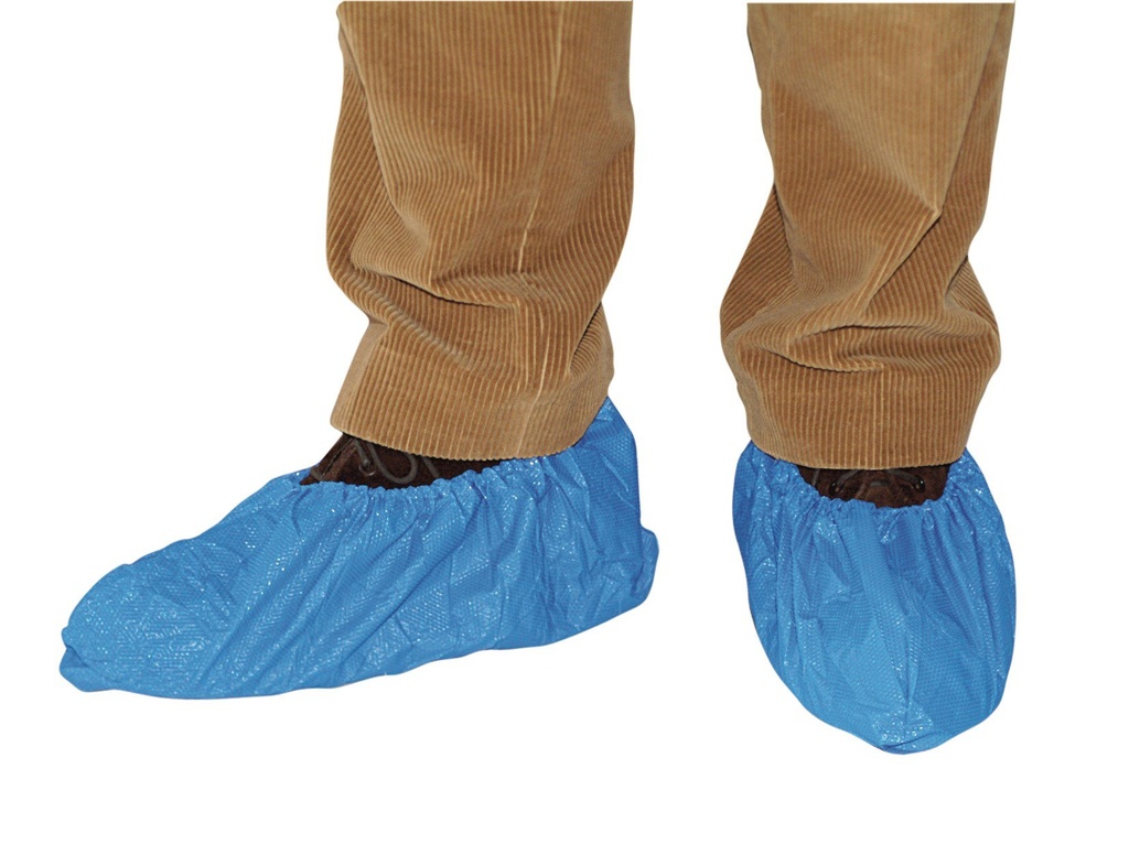 JOKA Wegwerp-overschoenen plastic blauw 100 stuks 5070013