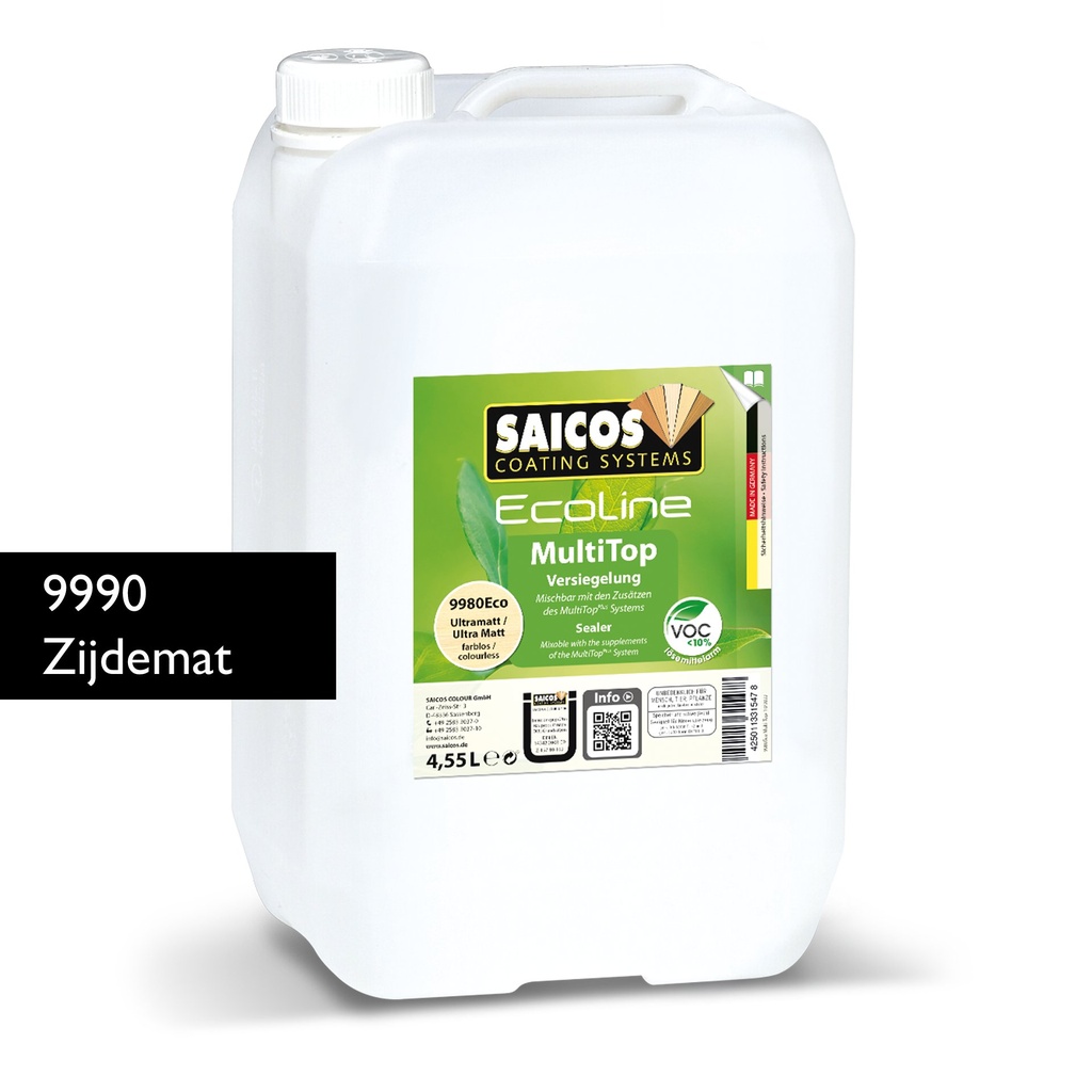 Saicos Ecoline Multitop Zijdemat (9990Eco) 4,55L