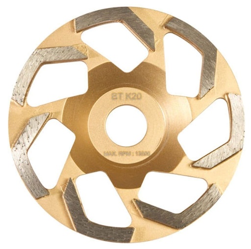 [WER8011118] Wolff Diamantslijpschijf D-125 mm BT K20 Gold 8011118