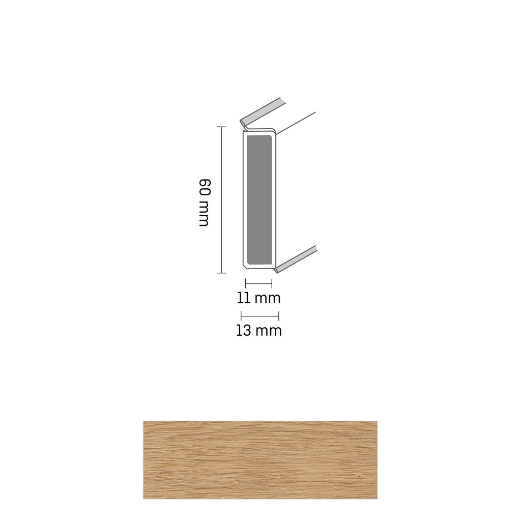 Cubu Decor 60/11 60mm 2391 cambridge 250cm