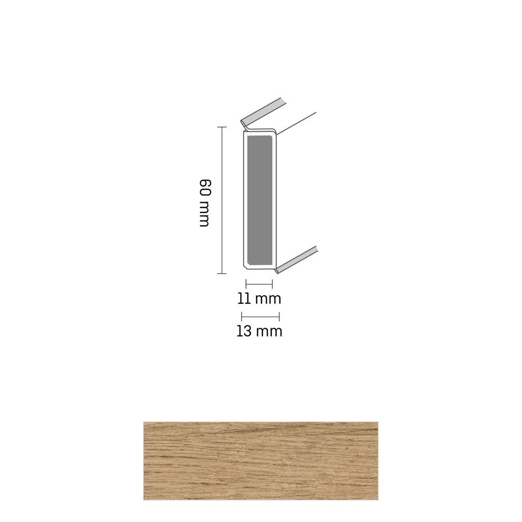 Cubu Decor 60/11 60mm 2518 Scandinaivian Country Pl. 250cm