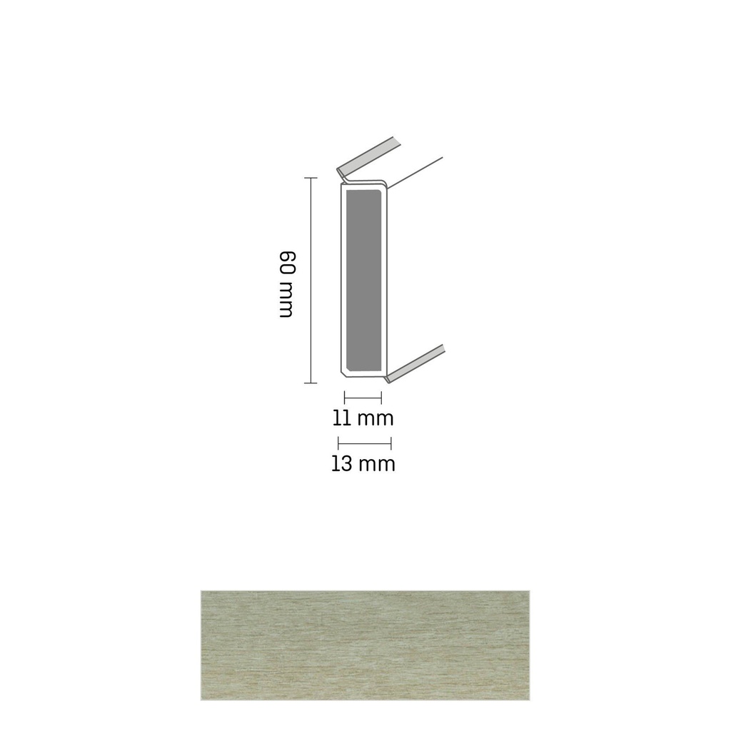 Cubu Decor 60/11 60mm 3595 kentucky oak 250cm