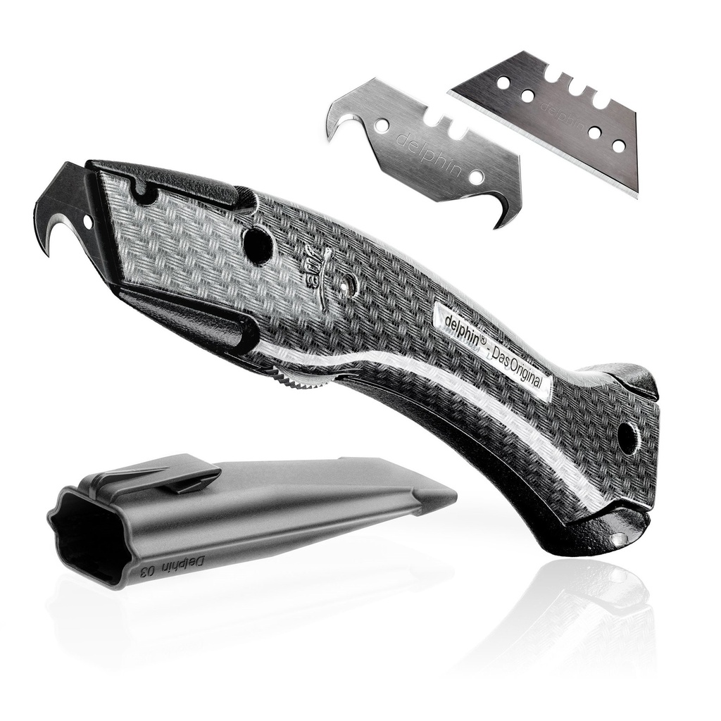 Delphin-03 Design Edition Mat zwart / Metaal 100250-K-3-ME