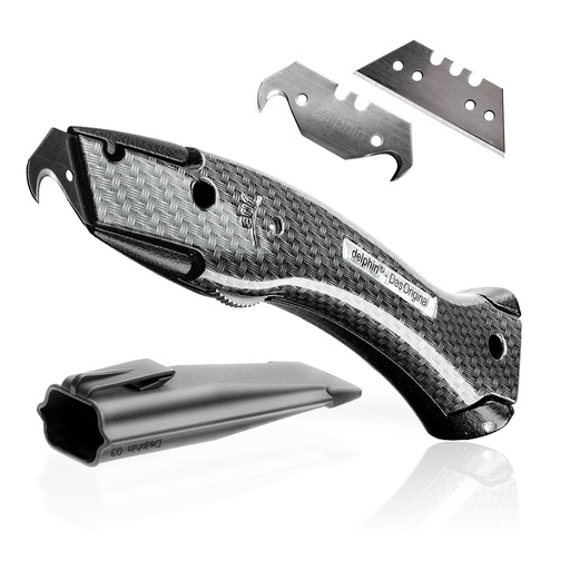 [ZUBBÄS1005_400] Delphin-03 Design Edition Mat zwart / Metaal 100250-K-3-ME