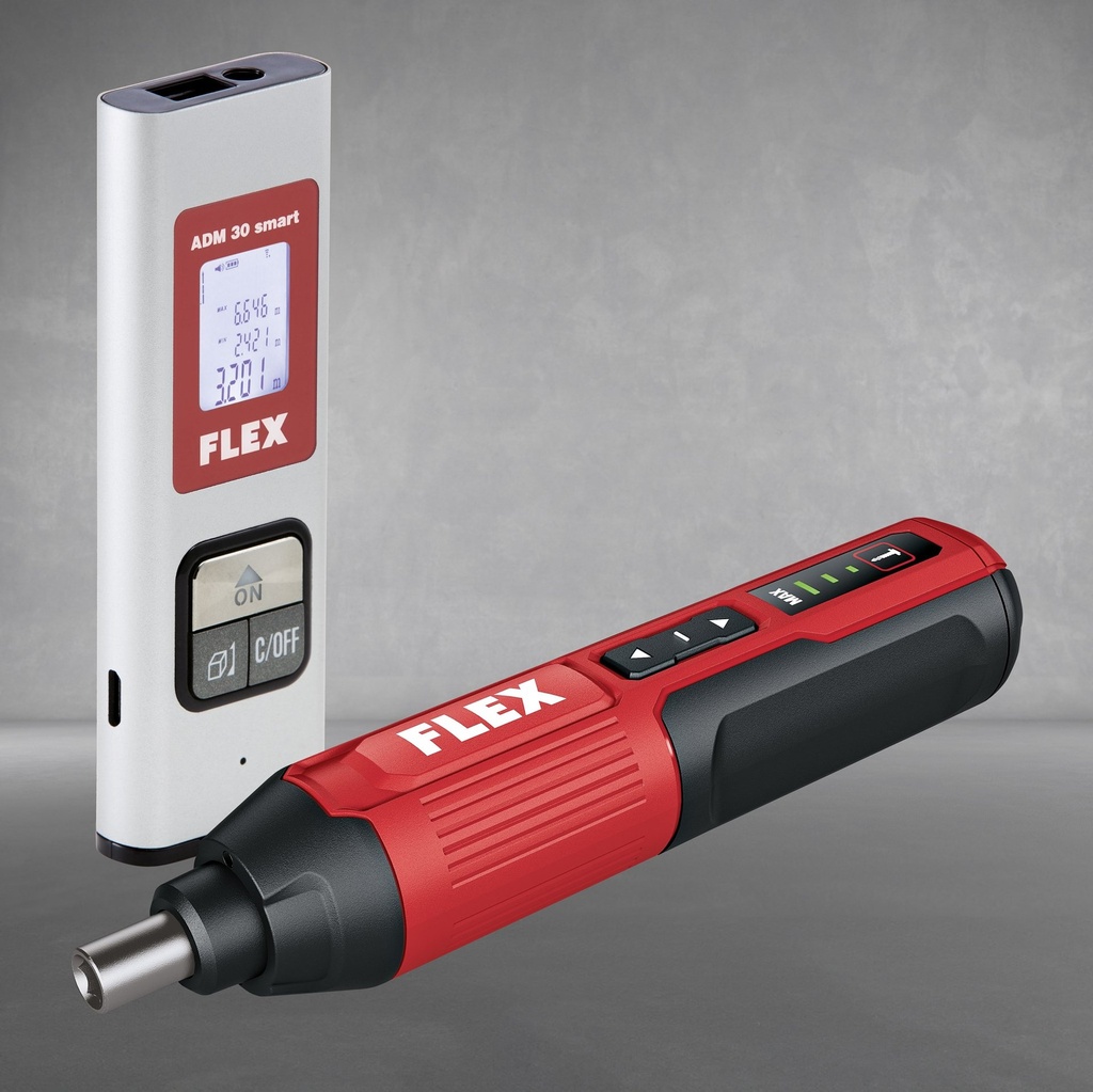 Flex actie Accuschroefmachine ZUBF530728 + Laserafstandmeter ADM 30 Smart