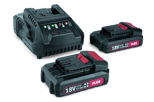 [ZUBF491357] FLEX batterij P-Set 22 Q 18,0V / 2,5Ah 491357