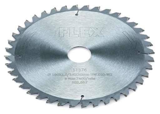 [ZUBF503657] FLEX cirkelzaagblad D190x1.6/1.0x30 HW Z40/+5° WZ 503657