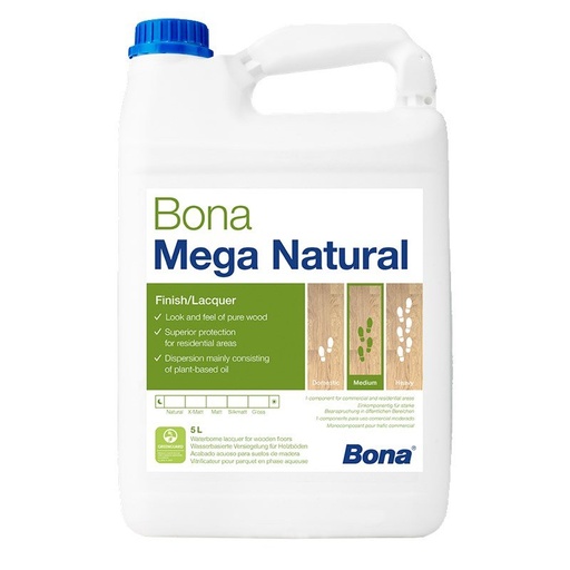 [ZUBBON1355] Bona Mega Natural ML 5L