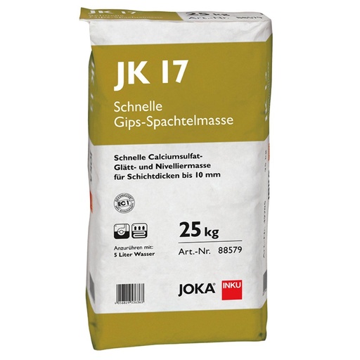 [KLEUJK17_25] JOKA JK17 Sneldrogende Gips-egalisatie rapid zak à 25 Kg #88579