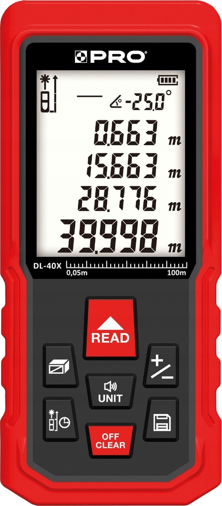 JOKA Lasermeter afstand/oppervlakte DL40X N2022 Professional 6010061