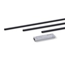 JOKA PARO-LED-Strip PLL0150 warm Wit comf. 2700 K 24Vdc 3W/m Zwart 1,513 m lang