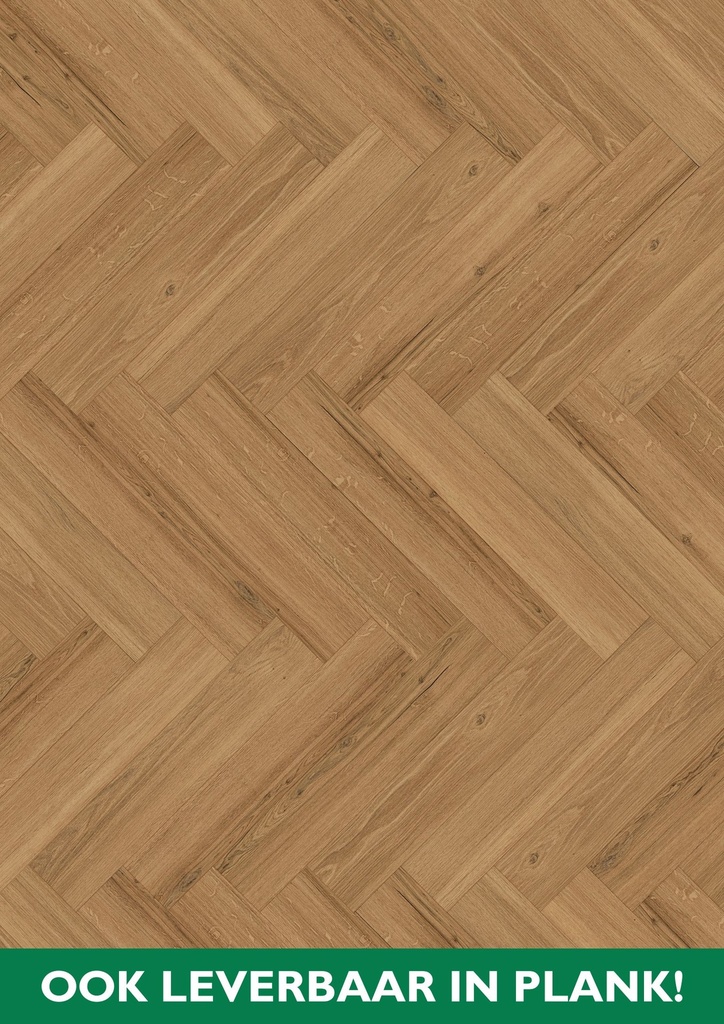 LVT Design 555 Cycle Visgraat 2,5mm/NS 0.55mm 5381 DB Incredible Classic Oak 609x114x2,5mm 3,34m2
