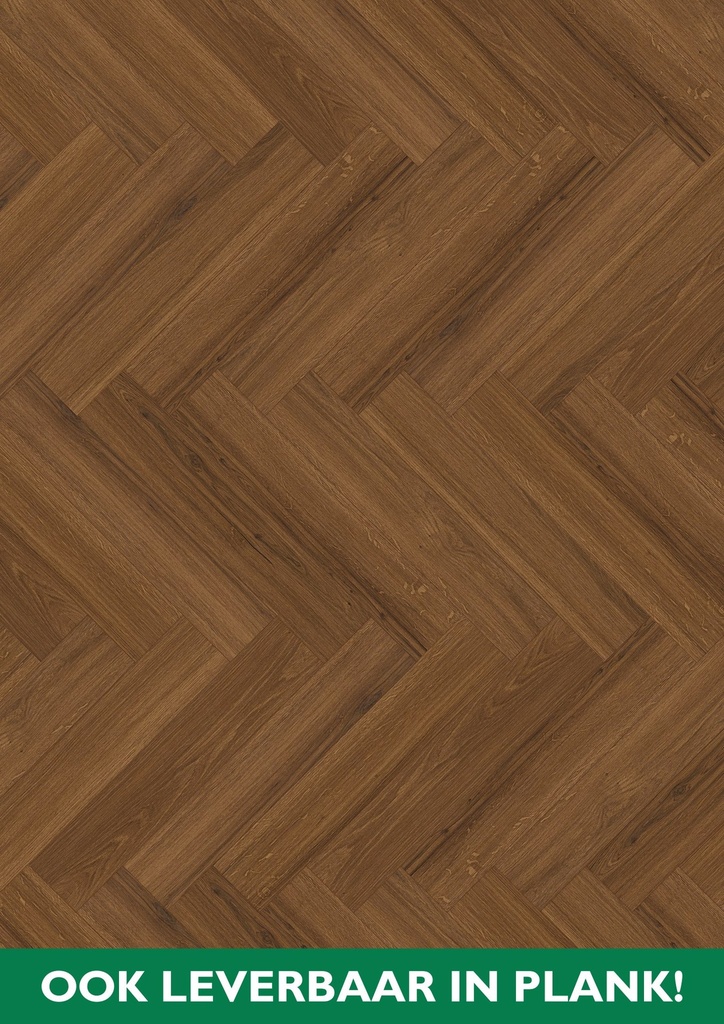 LVT Design 555 Cycle Visgraat 2,5mm/NS 0.55mm 5382 DB Incredible Dark Oak 609x114x2,5mm 3,34m2