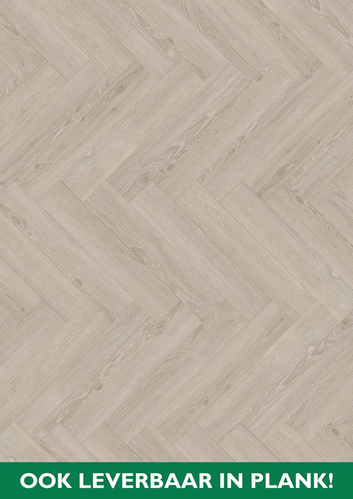 LVT Design 555 Cycle Visgraat 2,5mm/NS 0.55mm 5383 Perfect Grey Oak 609x114x2,5mm 3,34m2