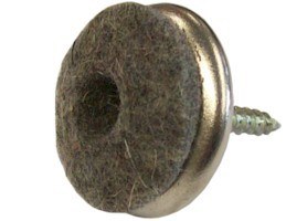 [309706020] Meubelglijder 20mm Vilt m. schroef Grijs (100st)
