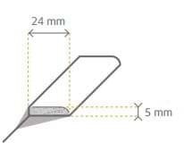 [211100978] Plakplint 0978 5x24x240cm (40stuks)