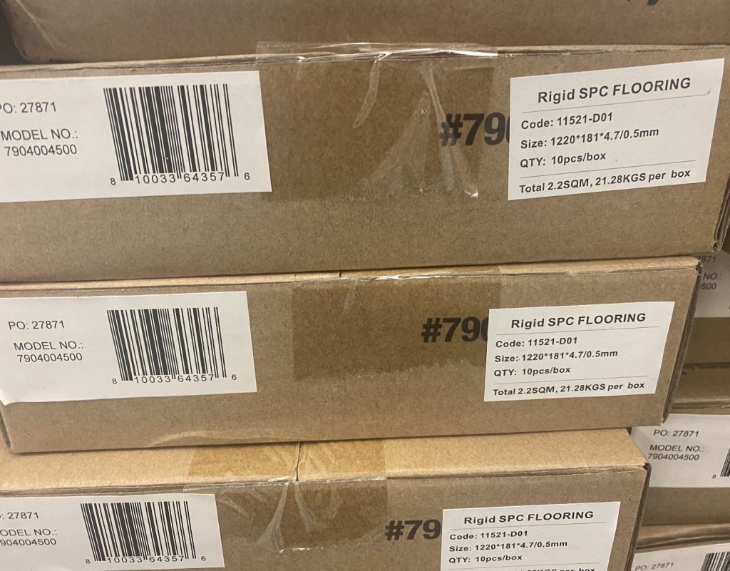 Pvc Rigid Spc Click Laminaat 47 Mm Dikte Met Geintegreerde Ondervloer