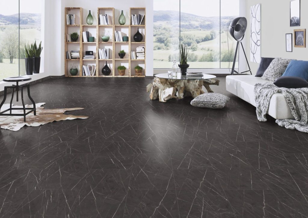 Twist Tiles Black Pietra Marble K409