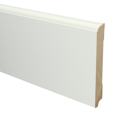 Mdf Eigentijdse Plint 150x18 Wit Voorgel Ral 9010 2