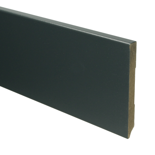 Mdf Moderne Plint 120x12 Voorgelakt Ral 7016