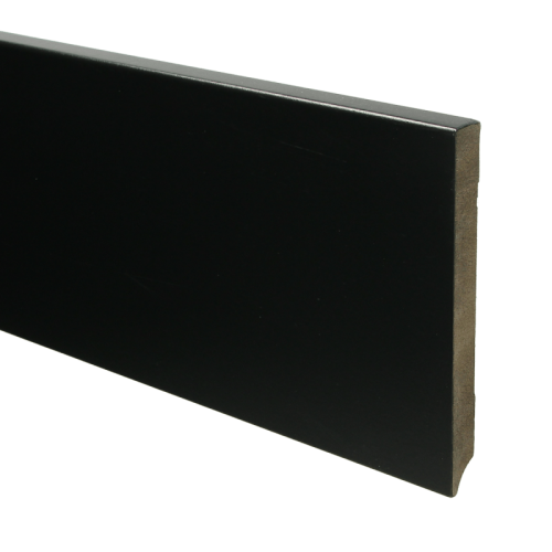 Mdf Moderne Plint 150x15 Voorgelakt Ral 9005 2