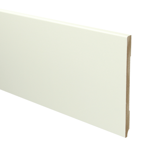 Mdf Moderne Plint 150x9 Wit Voorgelakt Ral 9010