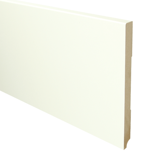 Mdf Moderne Plint 220x18 Wit Voorgelakt Ral 9010