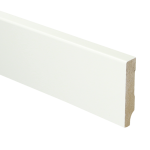 Mdf Moderne Plint 55x12 Voorgelakt Ral 9016