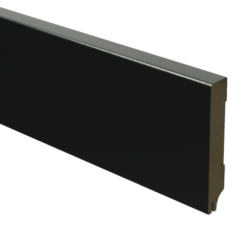 Mdf Moderne Plint 90x15 Ral 9005 Uitsparing
