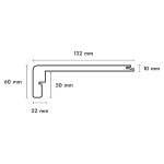 Pp Uitloopt Uniclick Gebleekt Eiken 278 X 132 Cm