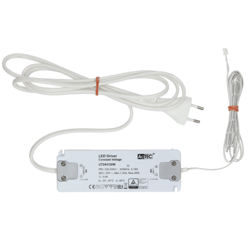 Tr Led Voeding 30 Watt 2mtr Snoer Voorna Voedin