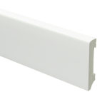 Watervaste Kunststof Moderne Plint 70x15 Wit
