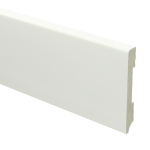 Watervaste Kunststof Moderne Plint 90x12 Wit