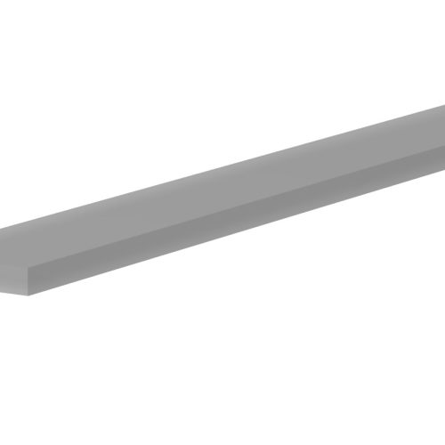 Accentstrip Projectfloors@work zilvergrijs 1000x3x2,3mm 50st