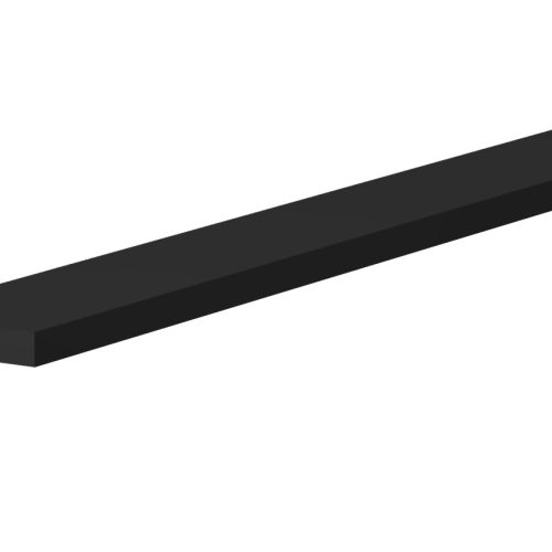 Accentstrip Projectfloors@work zwart 1000x3x2,3mm 50st (bies)