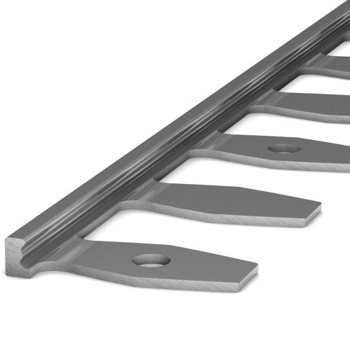 Afsluitprofiel buigbaar 12,5mm aluminium 10x250cm - nr. 705 7051306250