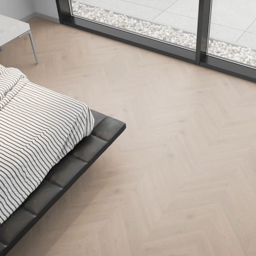 Belakos Attico Hongaarse Punt Hongaarse punt Plak PVC Licht eiken 99x560x2,5mm 83HP