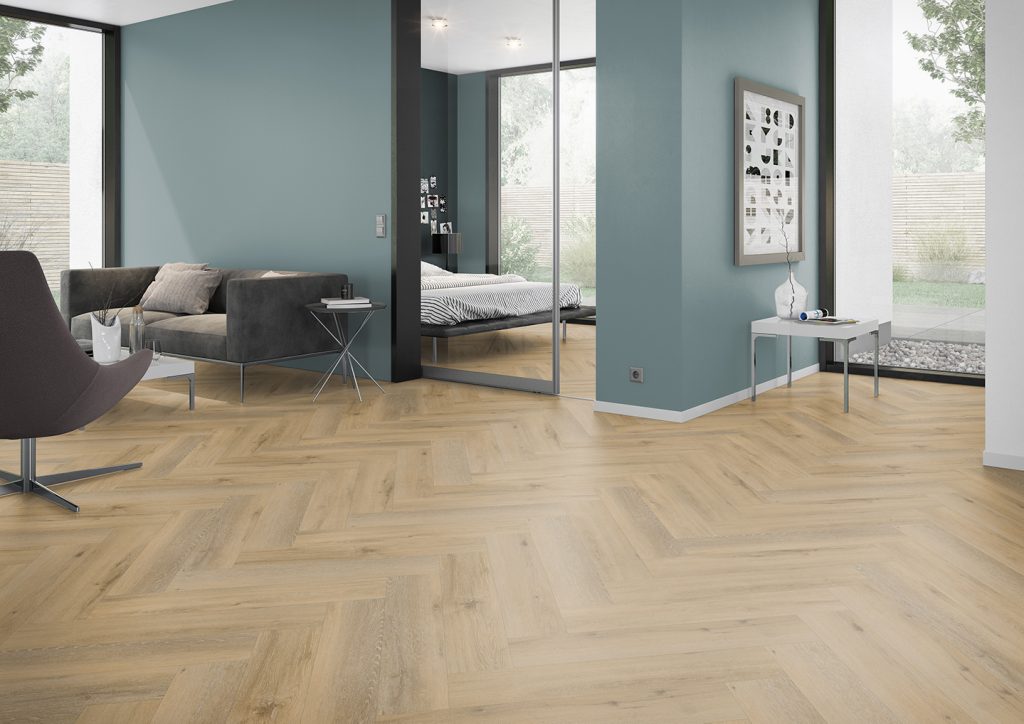 Belakos Attico Visgraat XL Visgraat Plak PVC Licht eiken 153x765x2,5mm 80