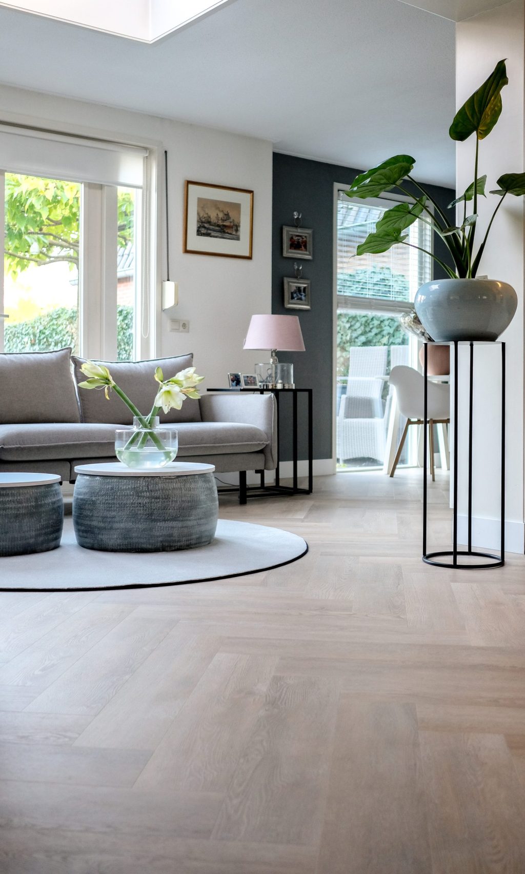 Belakos Palazzo Visgraat XL Rigid Click Visgraat Klik PVC Licht grijs 150x750x7mm 71RC