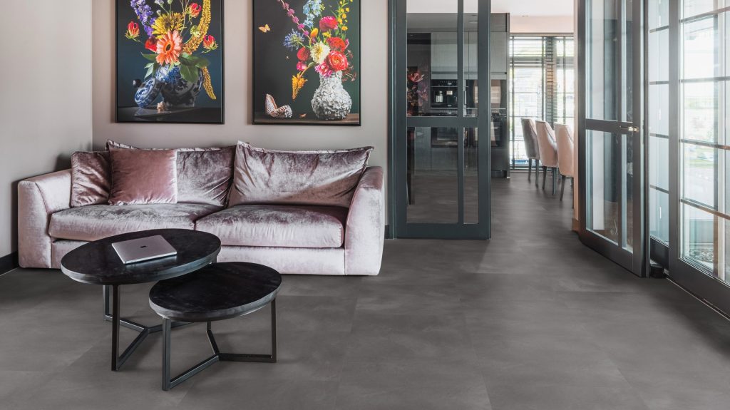 Belakos Touchstone Tegel Plak PVC Antraciet 610x610x2,5mm 20TS