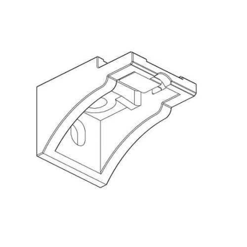 F100/F120 Wandsteun wit 100st