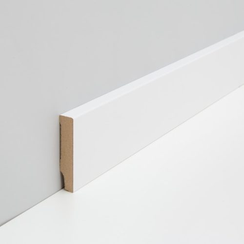 JOKA Plint MDF folie M#231 CUBE 12x 58mm Wit WS16 2,40mtr